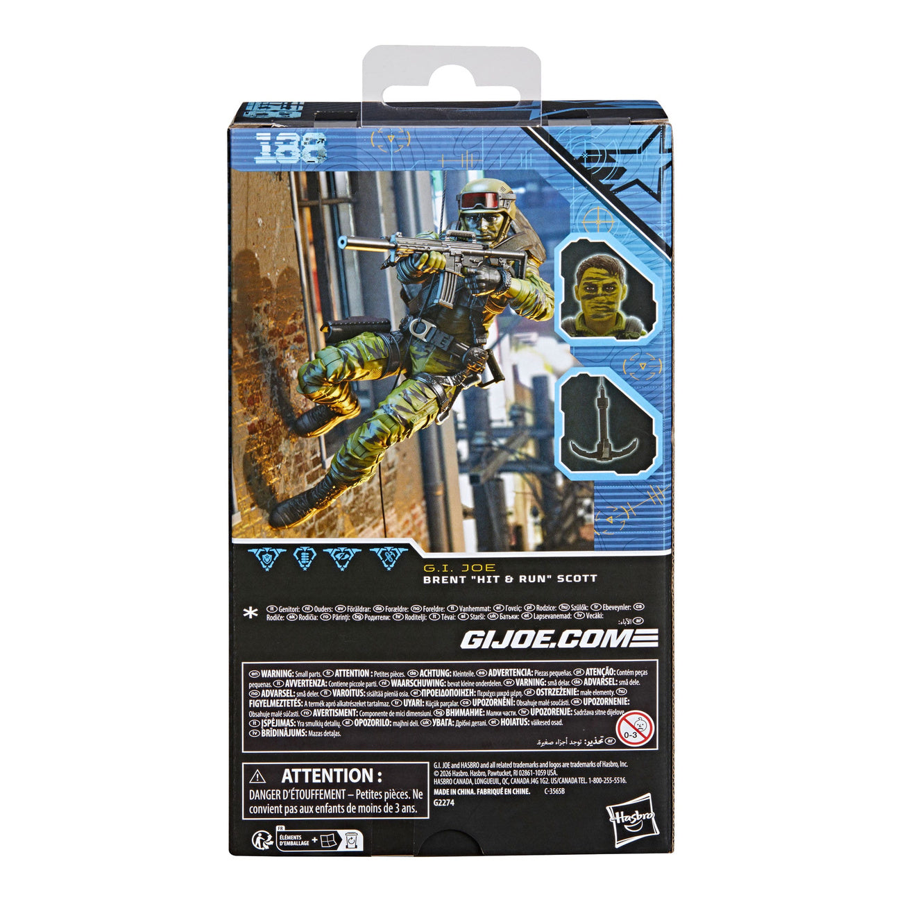 Produktbild G.I. Joe Classified Series Actionfigur Brent "Hit & Run"