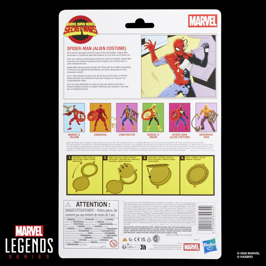 Produktbild Secret Wars Marvel Legends Actionfigur Spider-Man (Alien