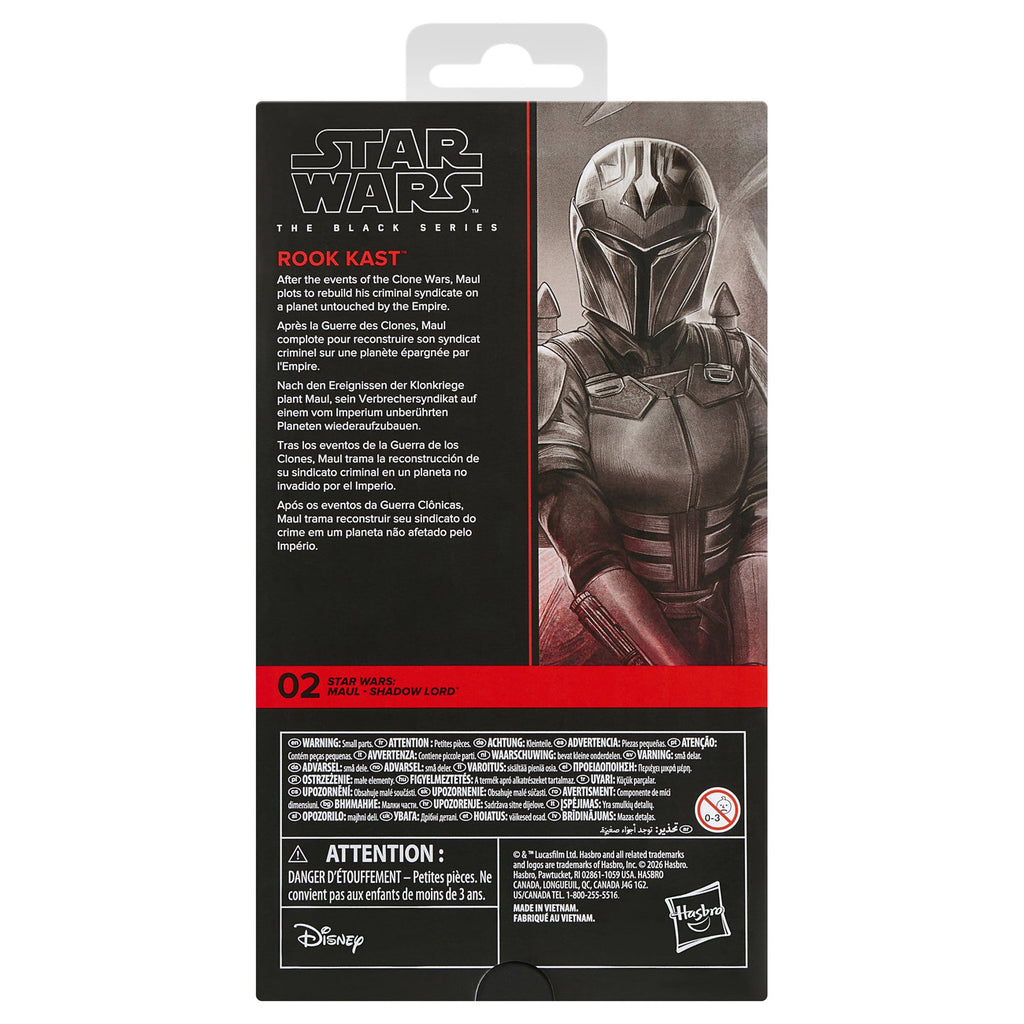 Produktbild Star Wars: Maul - Shadow Lord Black Series Actionfigur Rook