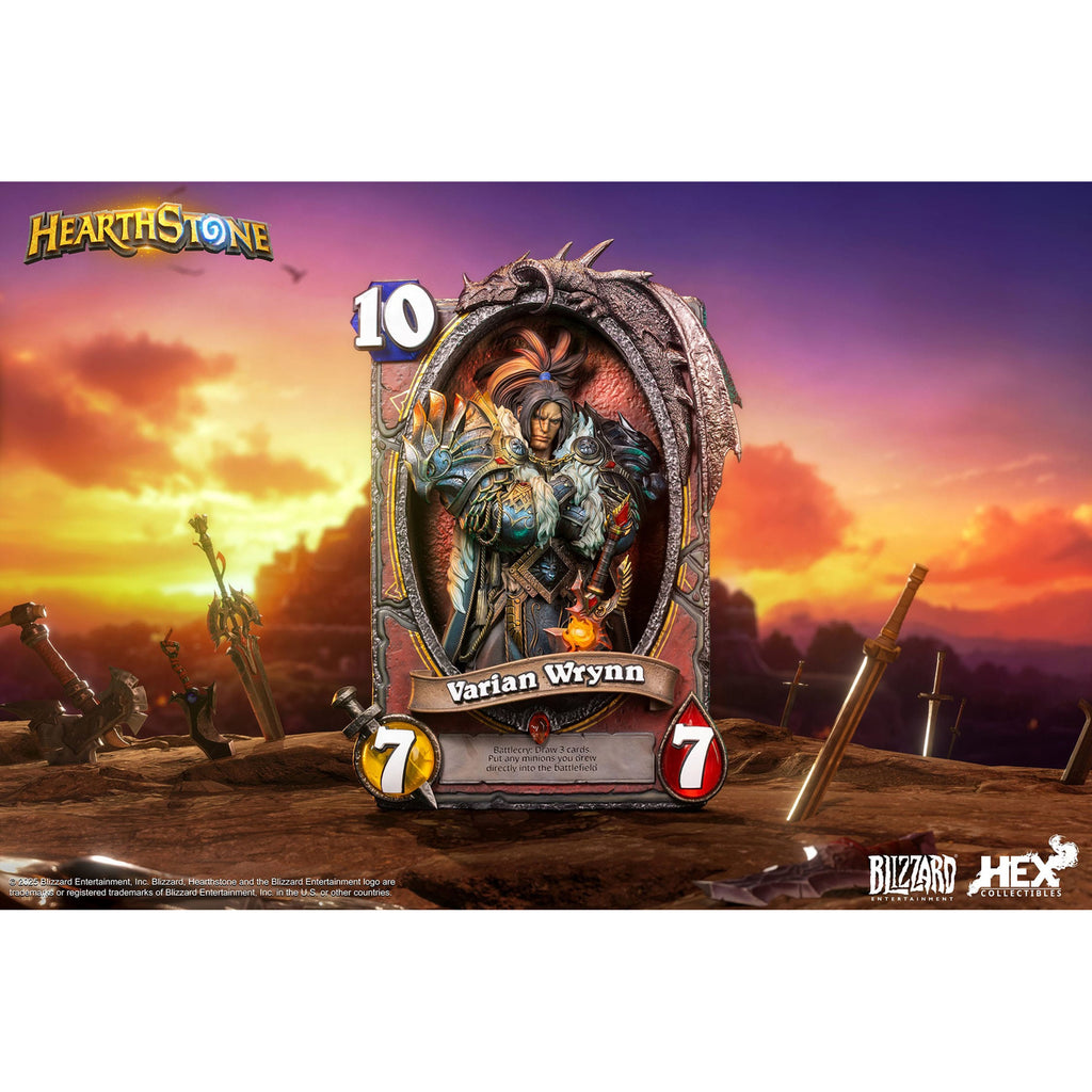 Produktbild Hearthstone 3D Art Frame Statue Varian Wrynn 31 cm