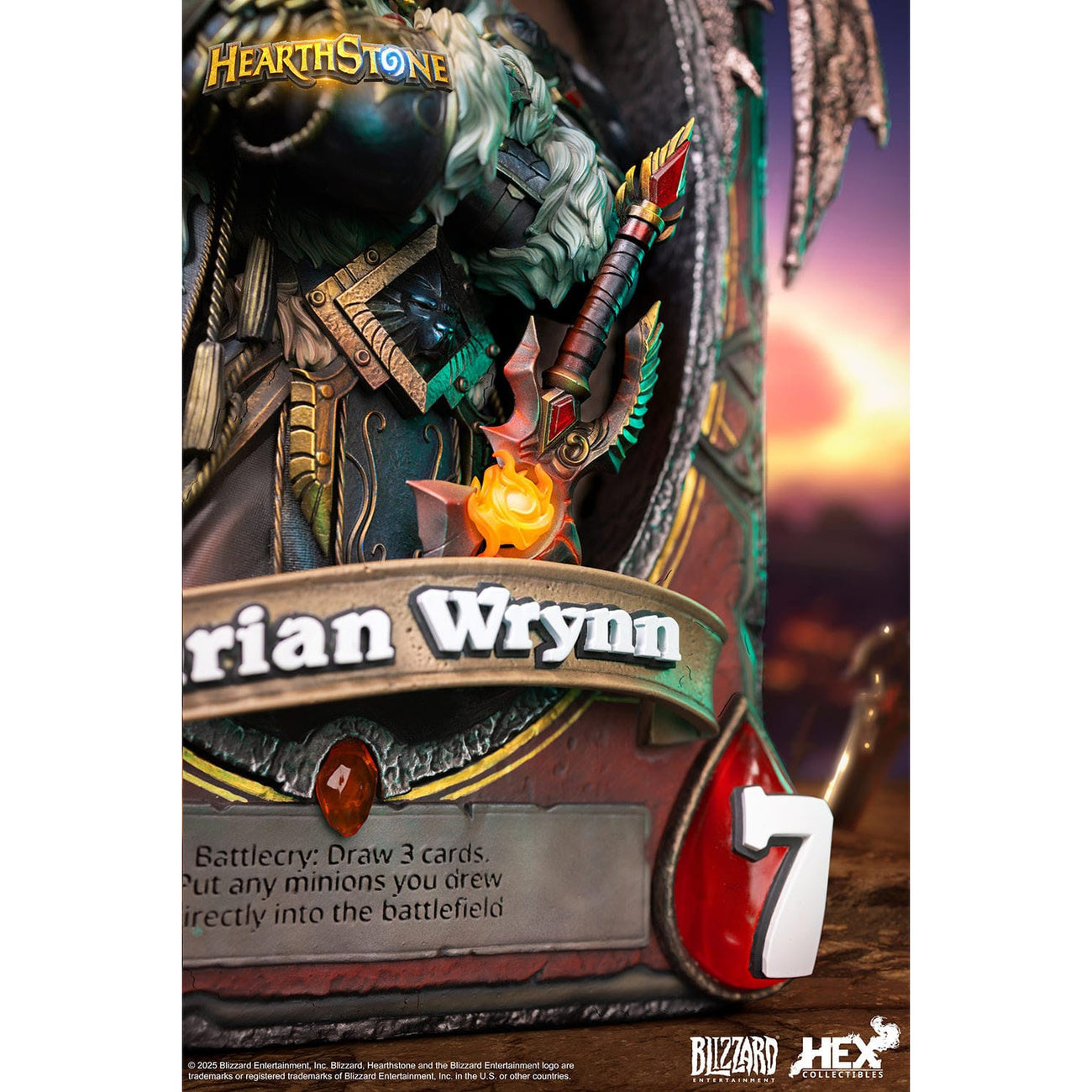 Produktbild Hearthstone 3D Art Frame Statue Varian Wrynn 31 cm