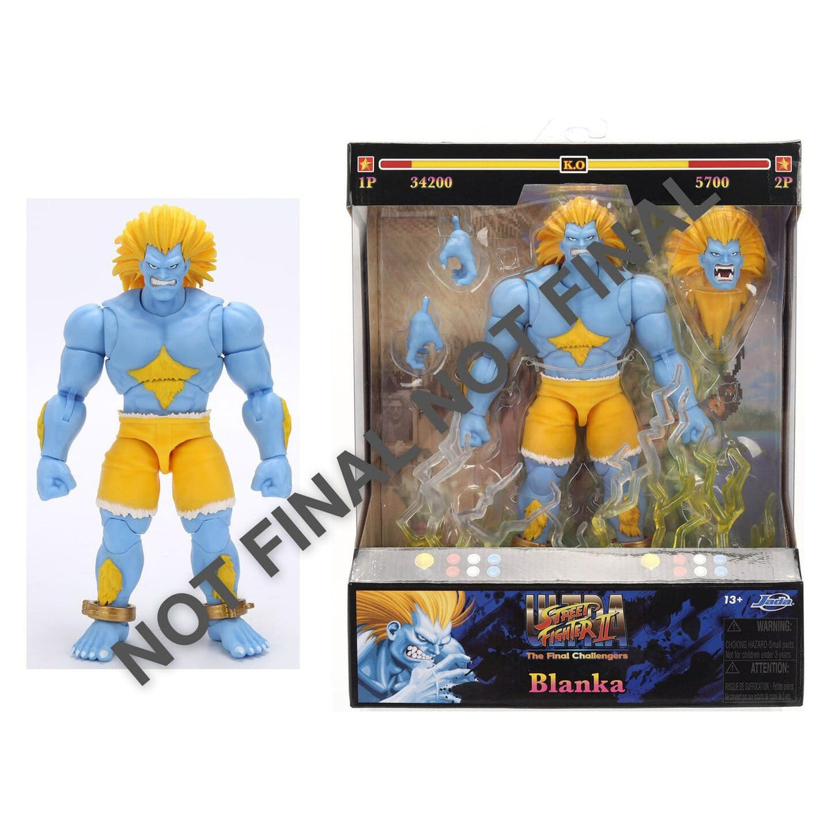 Produktbild Street Fighter II Actionfigur Blanka P2 19 cm