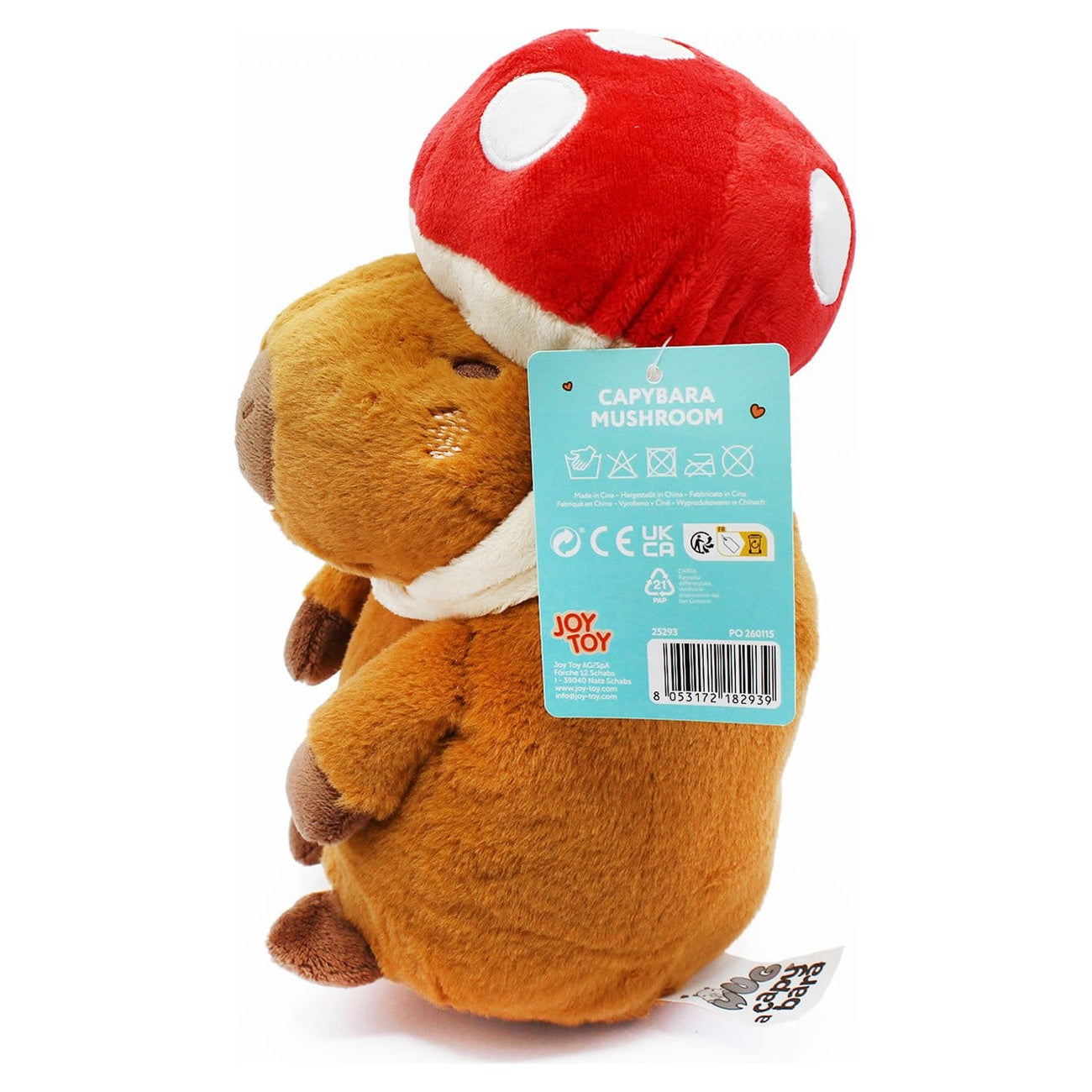 Produktbild Capybara Plüschfigur Mushroom 23 cm