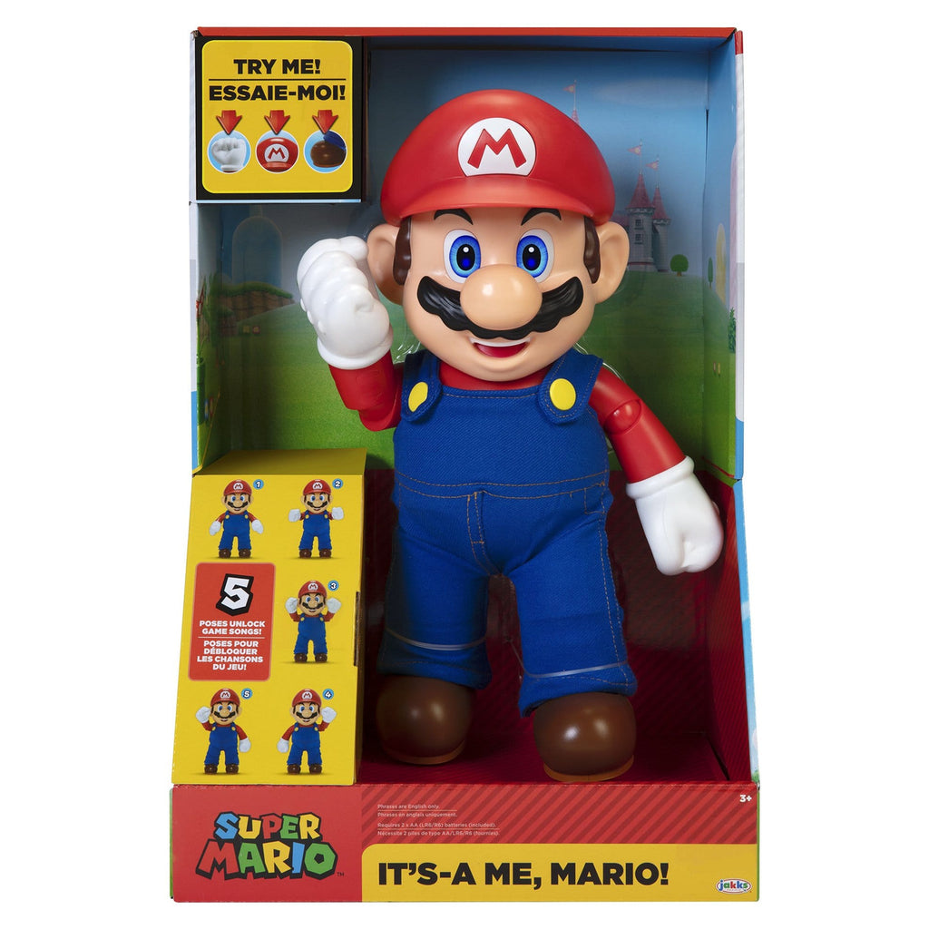 Produktbild Super Mario Sprechende Actionfigur It's-A Me! Mario 36 cm