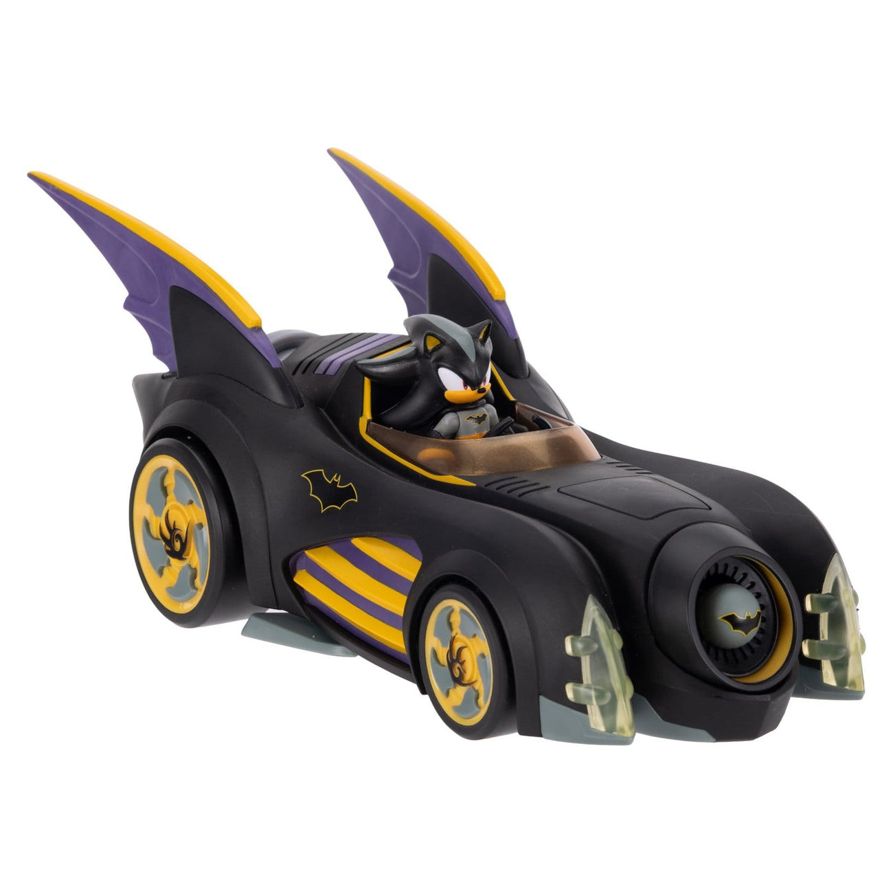 Produktbild DC x Sonic - The Hedgehog Actionfigur mit Fahrzeug Shadow