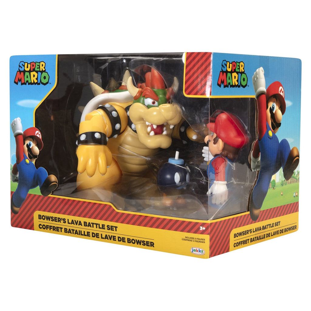 Product image World of Nintendo Action Figures 3-Pack Mario vs. Bowser