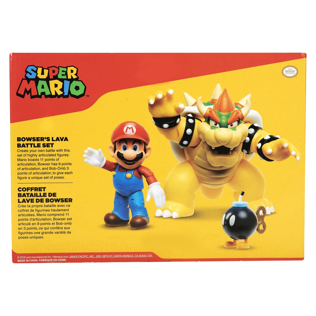 Product image World of Nintendo Action Figures 3-Pack Mario vs. Bowser