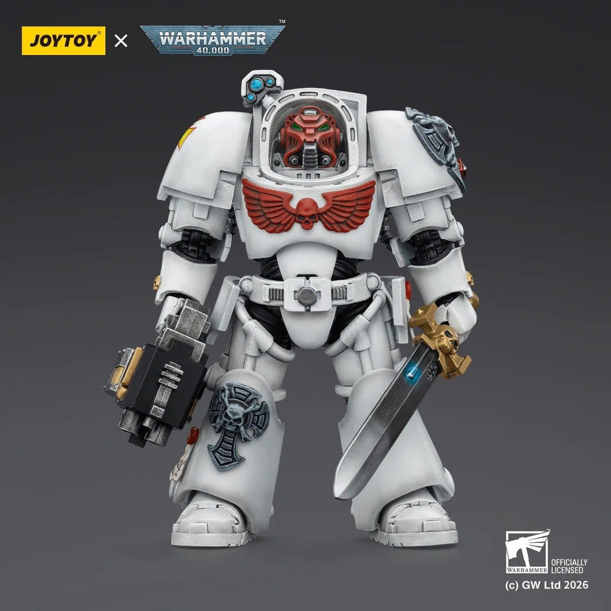 Produktbild Warhammer 40,000 Actionfigur White Scars Terminator 1 with