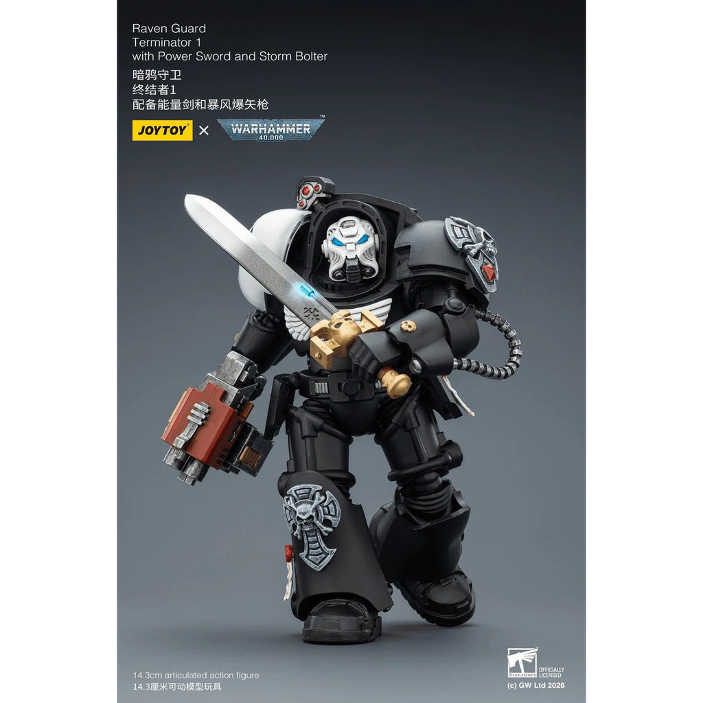 Produktbild Warhammer 40,000 Actionfigur Raven Guard Terminator 1 with