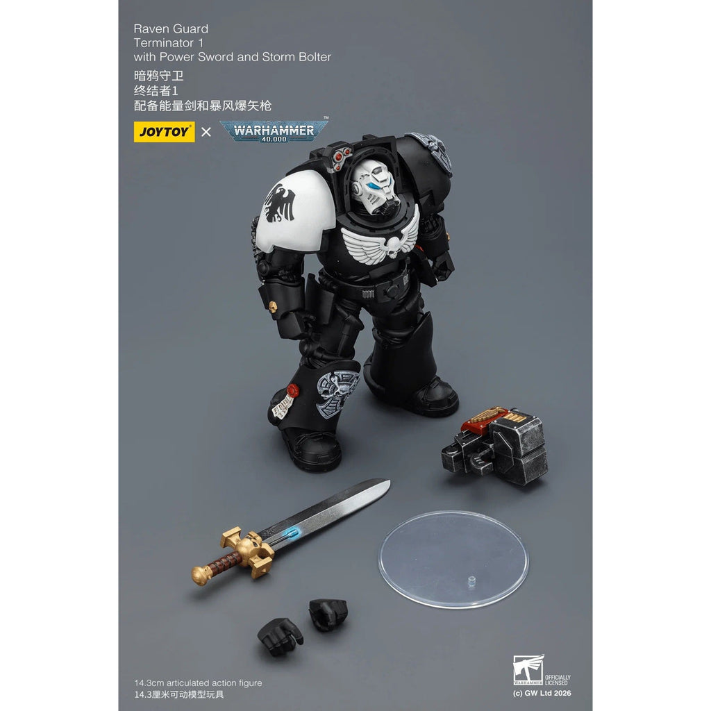 Produktbild Warhammer 40,000 Actionfigur Raven Guard Terminator 1 with