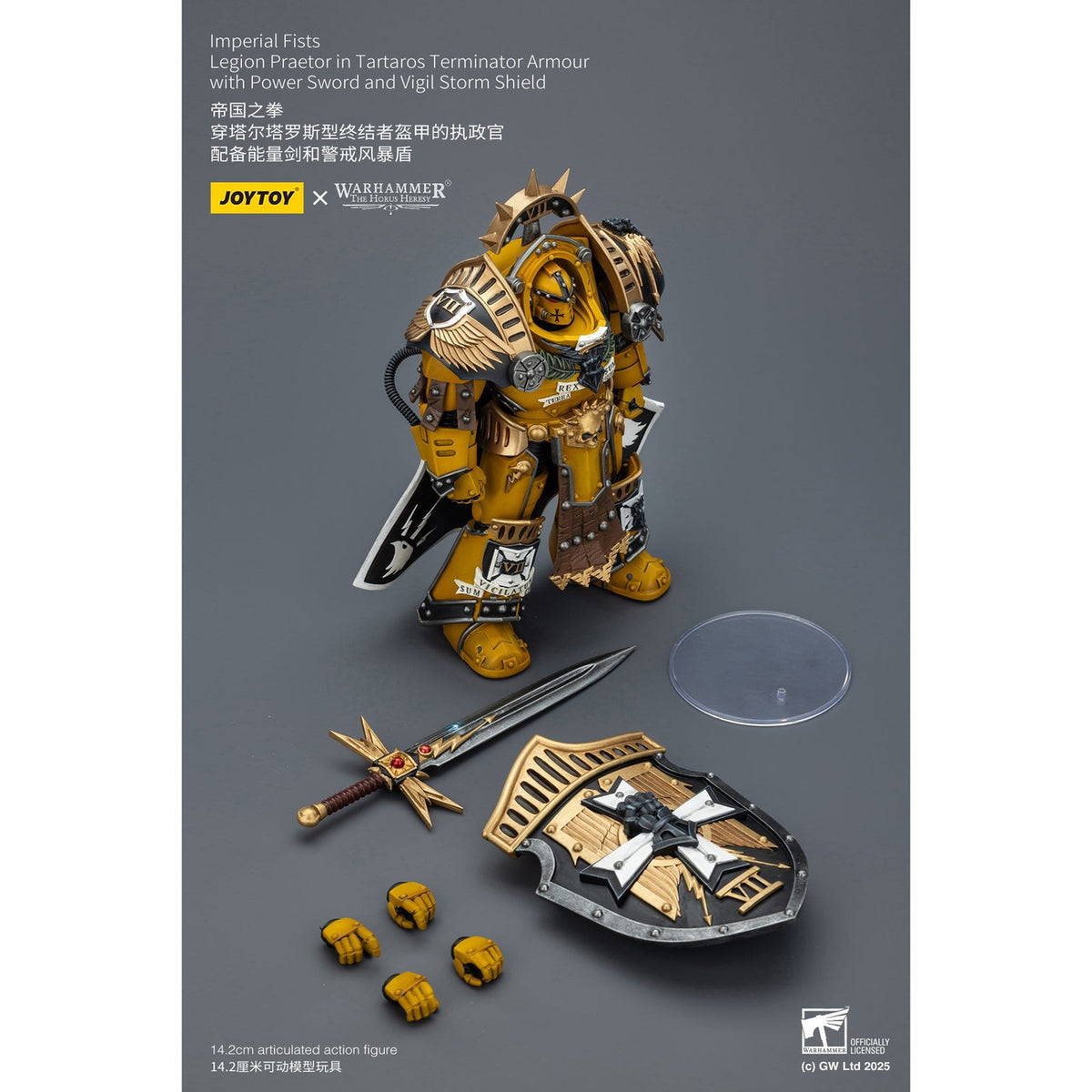 Produktbild Warhammer Imperial Fists Actionfigur Legion Praetor in