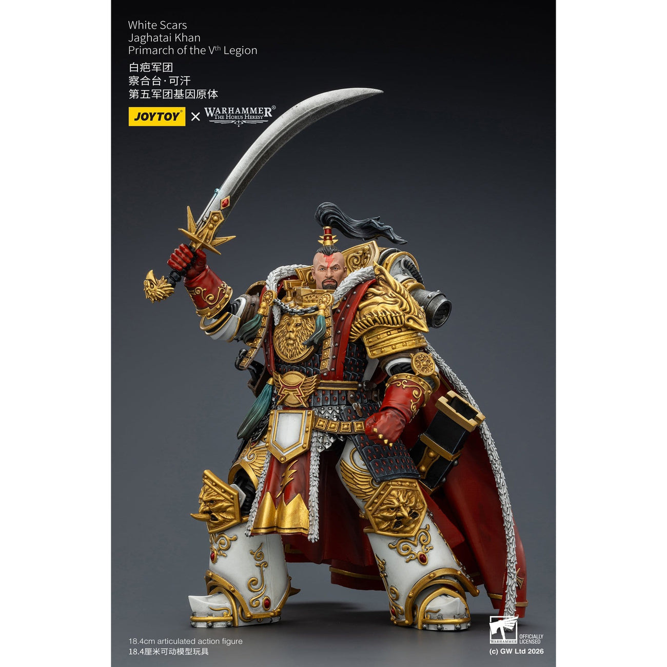 Produktbild Warhammer The Horus Heresy Actionfigur White Scars Jaghatai