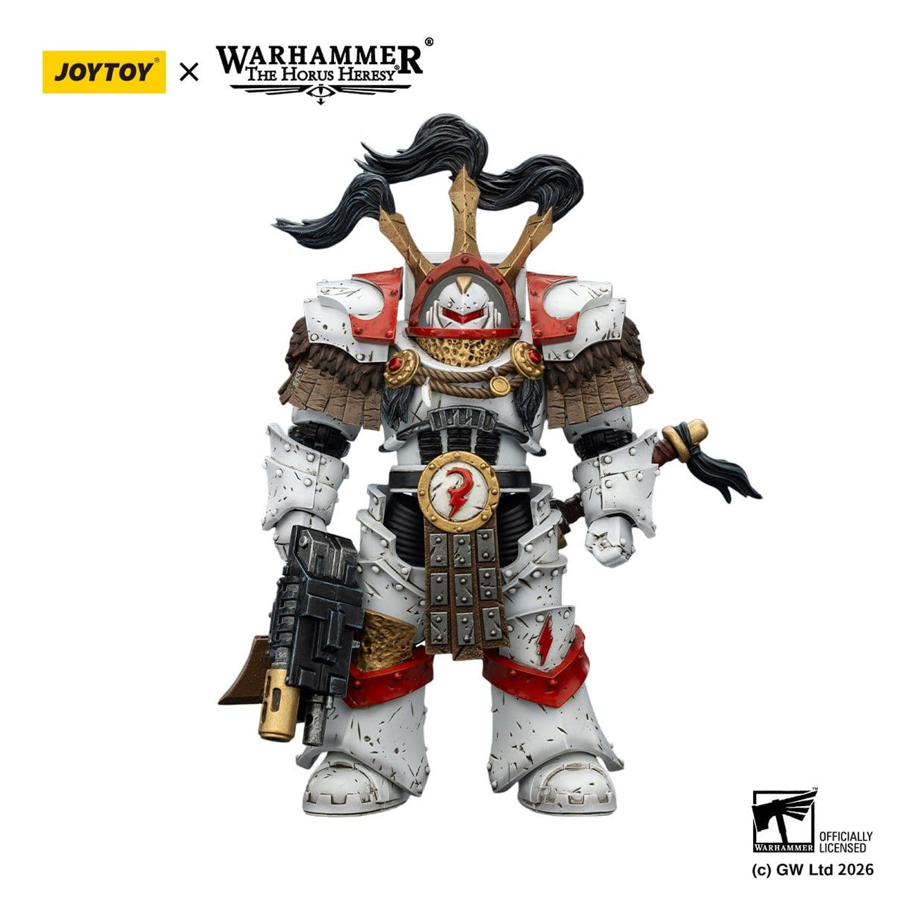 Produktbild Warhammer 40,000 Actionfigur White Scars Legion Praetor in