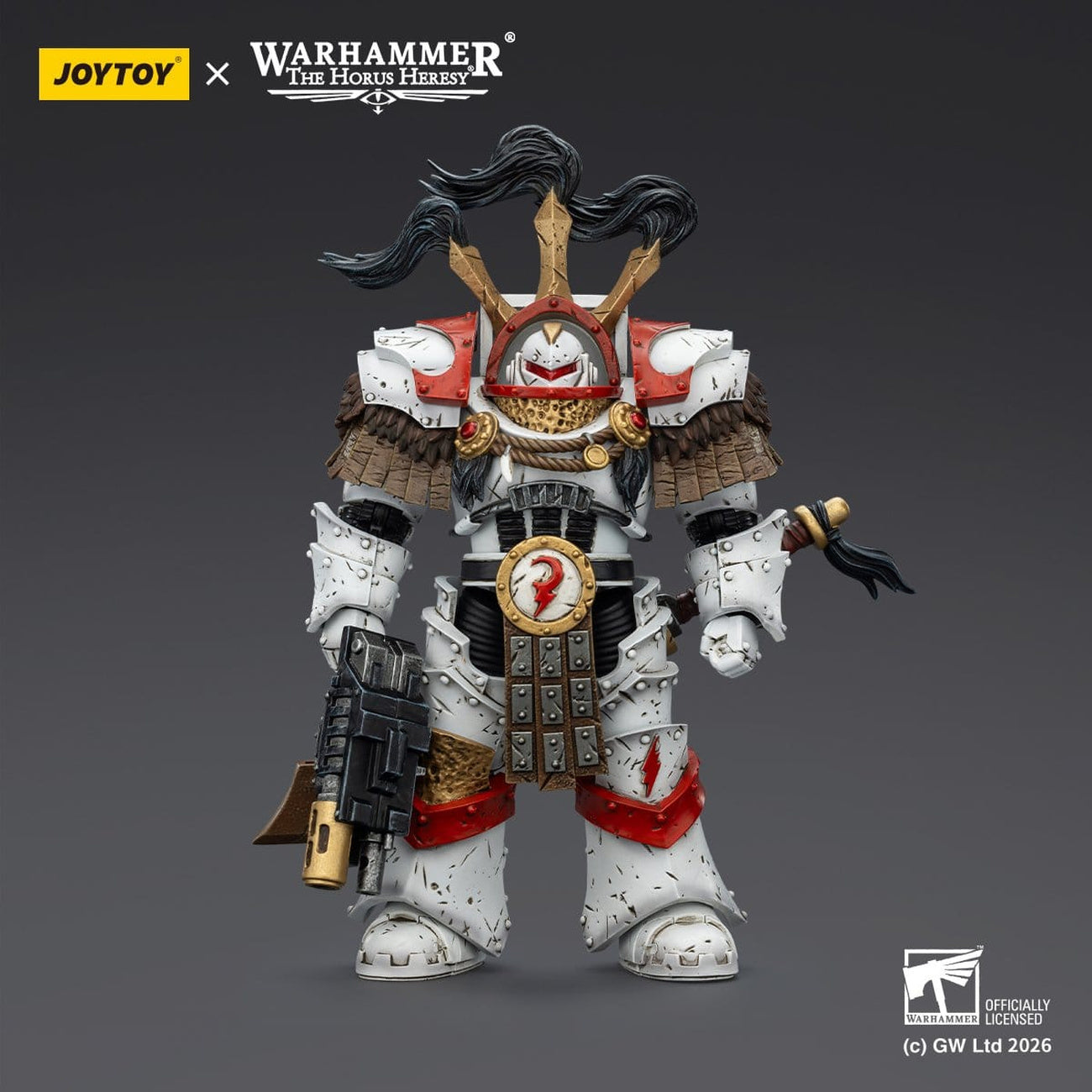 Produktbild Warhammer 40,000 Actionfigur White Scars Legion Praetor in