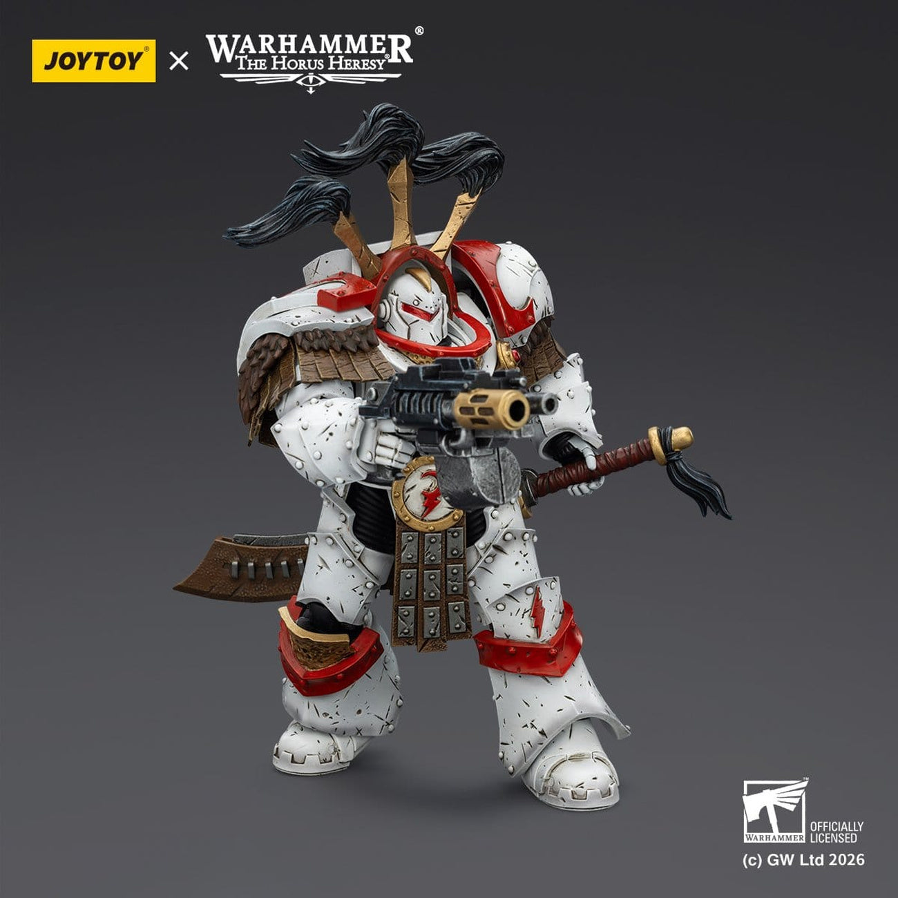 Produktbild Warhammer 40,000 Actionfigur White Scars Legion Praetor in