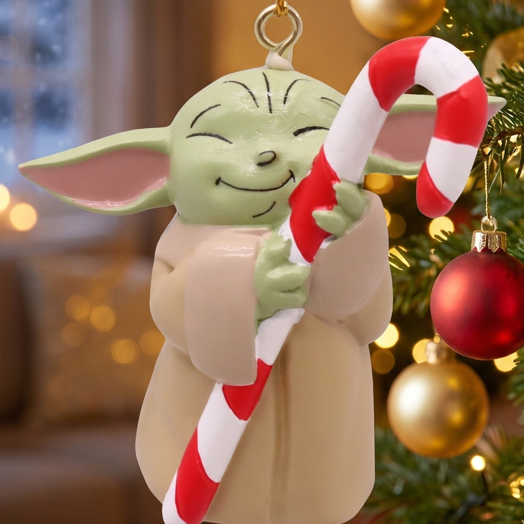 Produktbild Grogu Candy Cane Weihnachtsbaum-Schmuck - Star Wars The Mandalorian