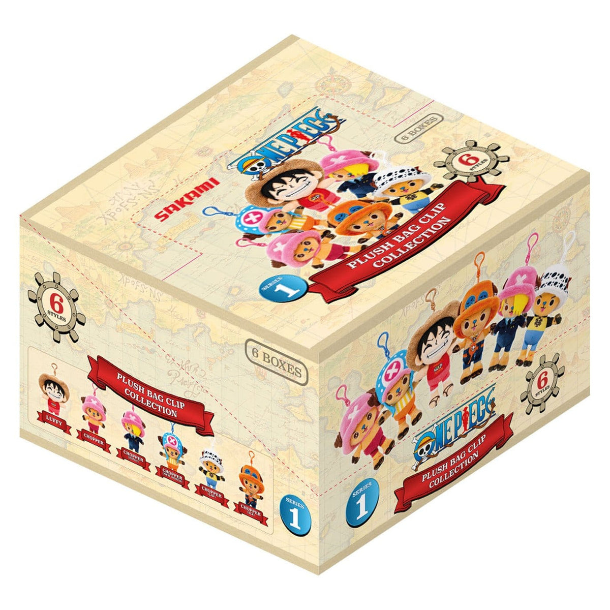 Produktbild One Piece Plüsch Bag Clip Mystery Schlüsselanhänger