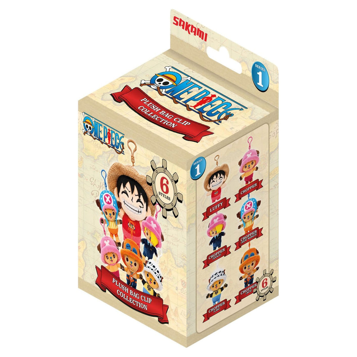 Produktbild One Piece Plüsch Bag Clip Mystery Schlüsselanhänger