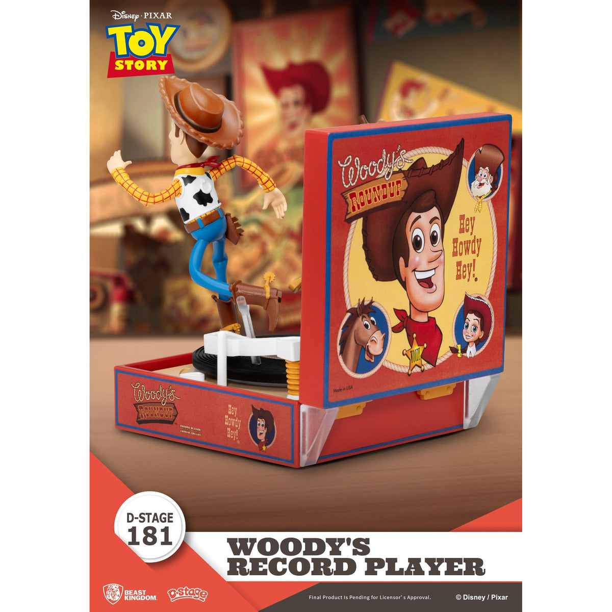 Produktbild Toy Story Record Player Series PVC Figur Woody's Record