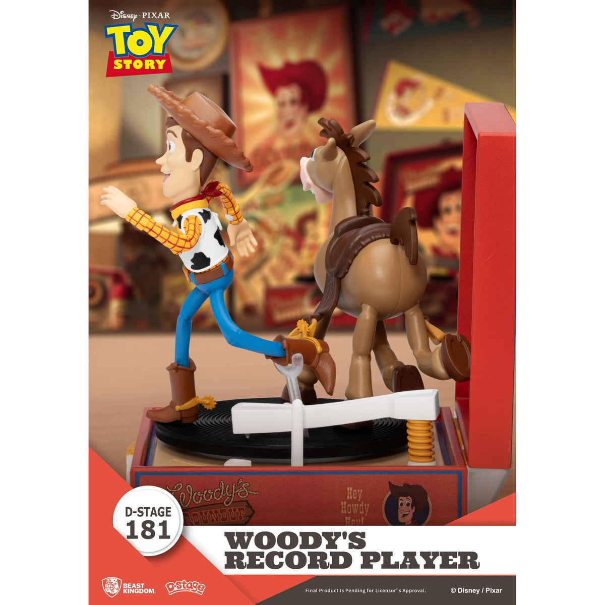 Produktbild Toy Story Record Player Series PVC Figur Woody's Record