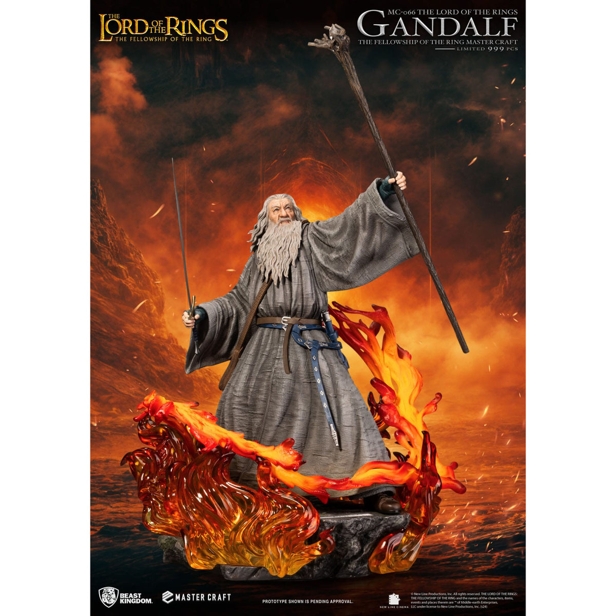 Produktbild Herr der Ringe Master Craft Statue Gandalf 58 cm