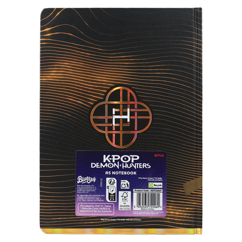 Produktbild KPop Demon Hunters A5 Notizbuch Golden