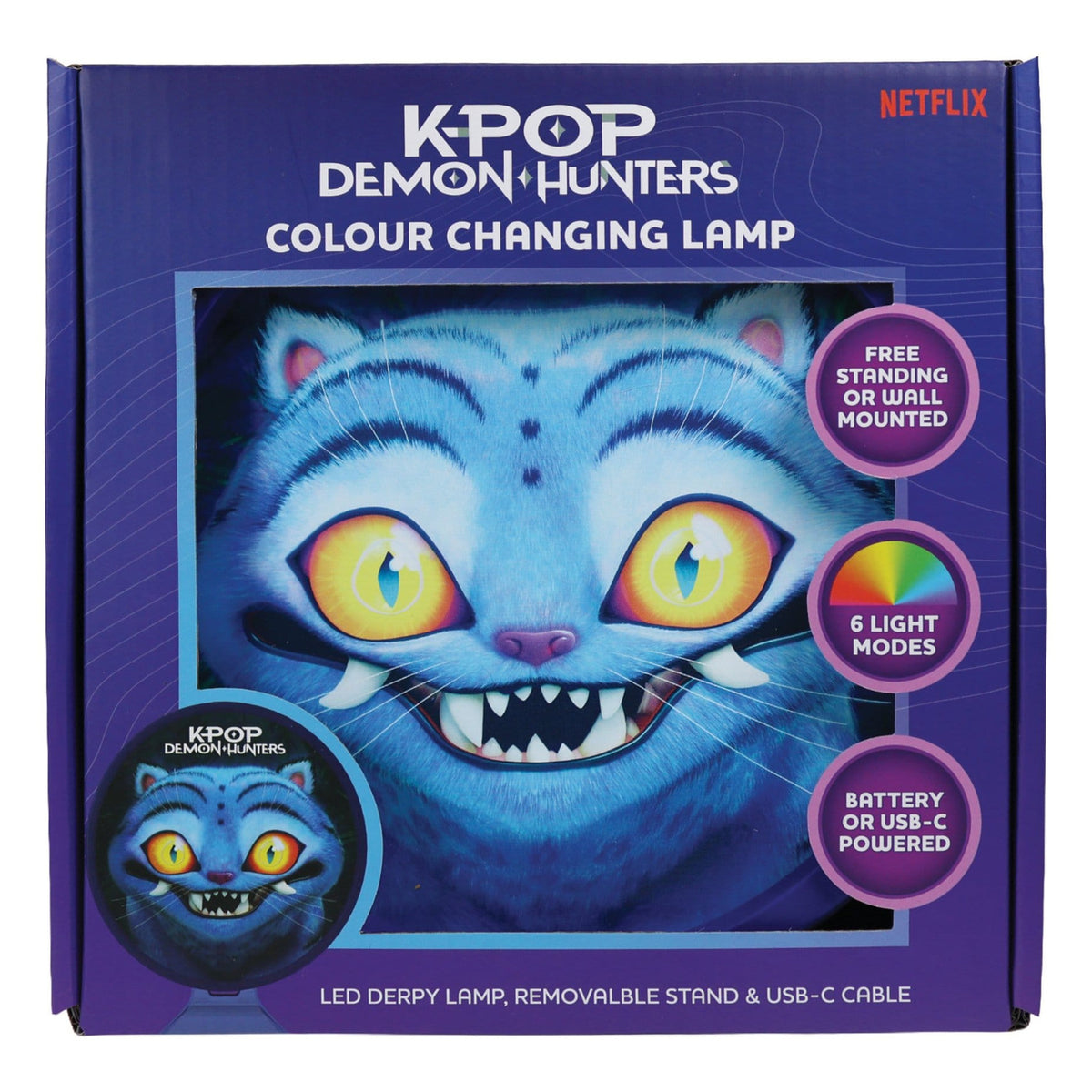 Produktbild KPop Demon Hunters Mood Light-Lampe mit USB-C Derpy 11cm