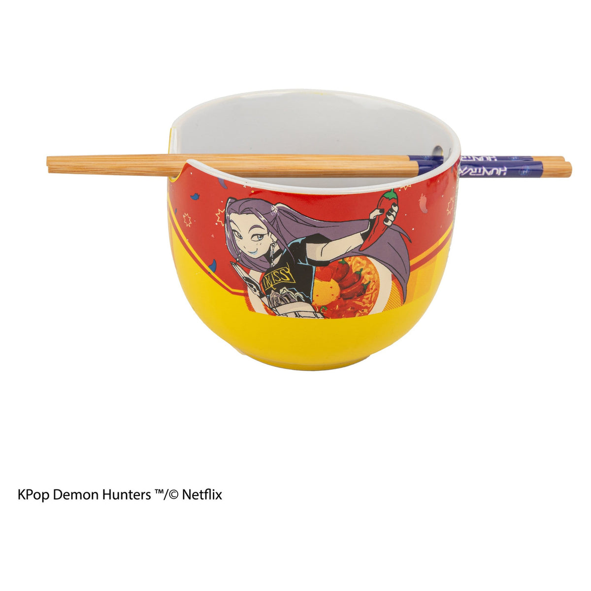 Produktbild KPop Demon Hunters Ramen-Schüssel mit Stäbchen Mira Spice
