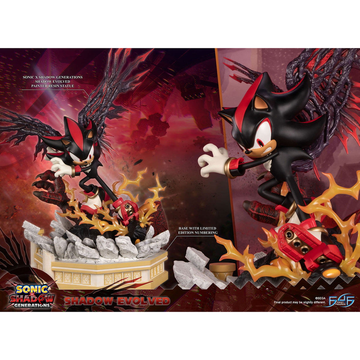 Produktbild Sonic X Shadow Generations Statue Shadow Evolved 58 cm