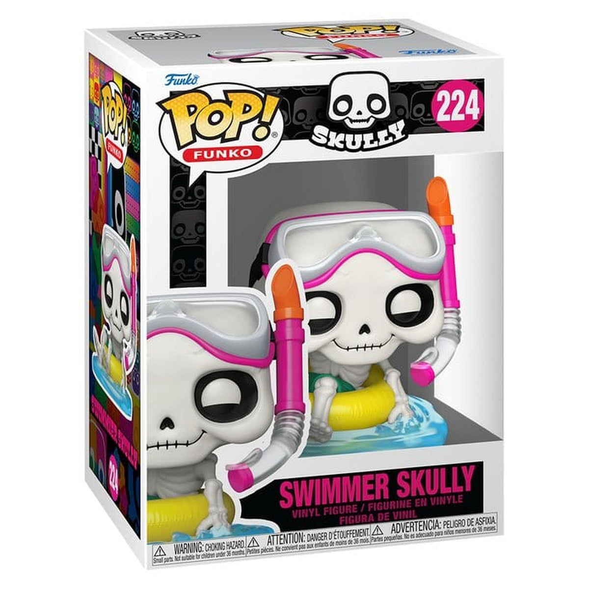 Produktbild Funko Legacy POP! Icons Vinyl Figur Swimmer Skully 9 cm