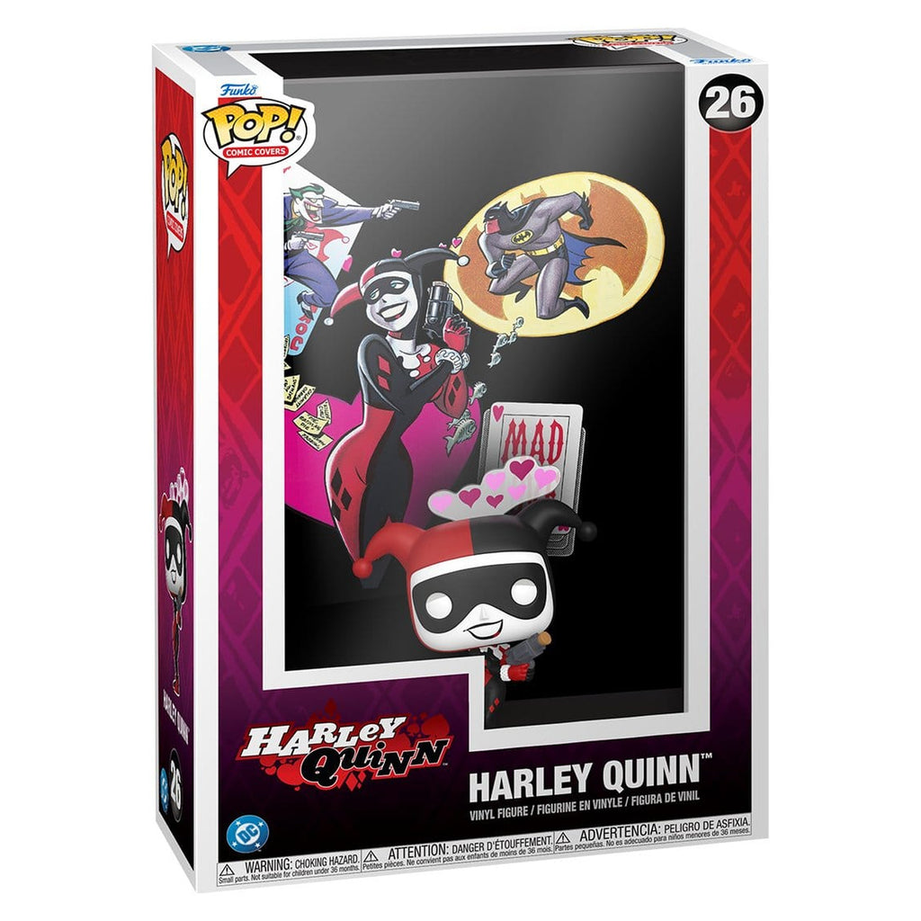 Produktbild DC Comics POP! Comic Covers Vinyl Figur Harley Quinn 9 cm