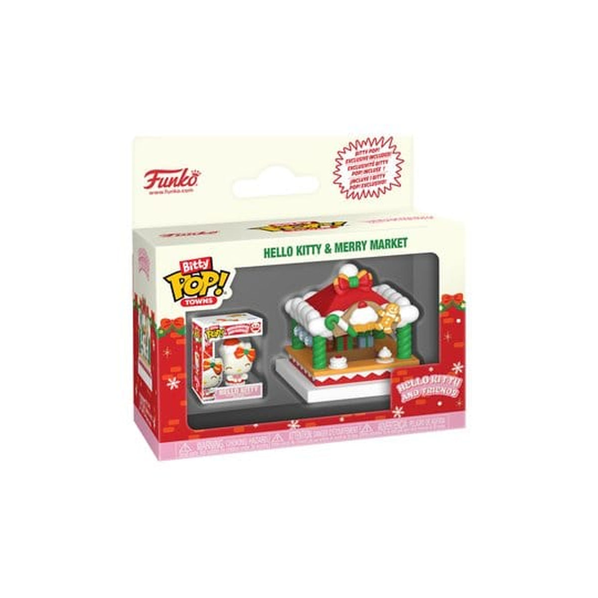 Produktbild Hello Kitty Bitty POP! Towns Vinyl Figur Holiday- Merry