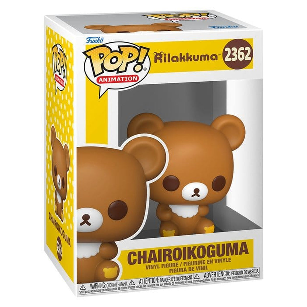 Produktbild Rilakkuma POP! Animation Vinyl Figur Chairoikoguma 9 cm
