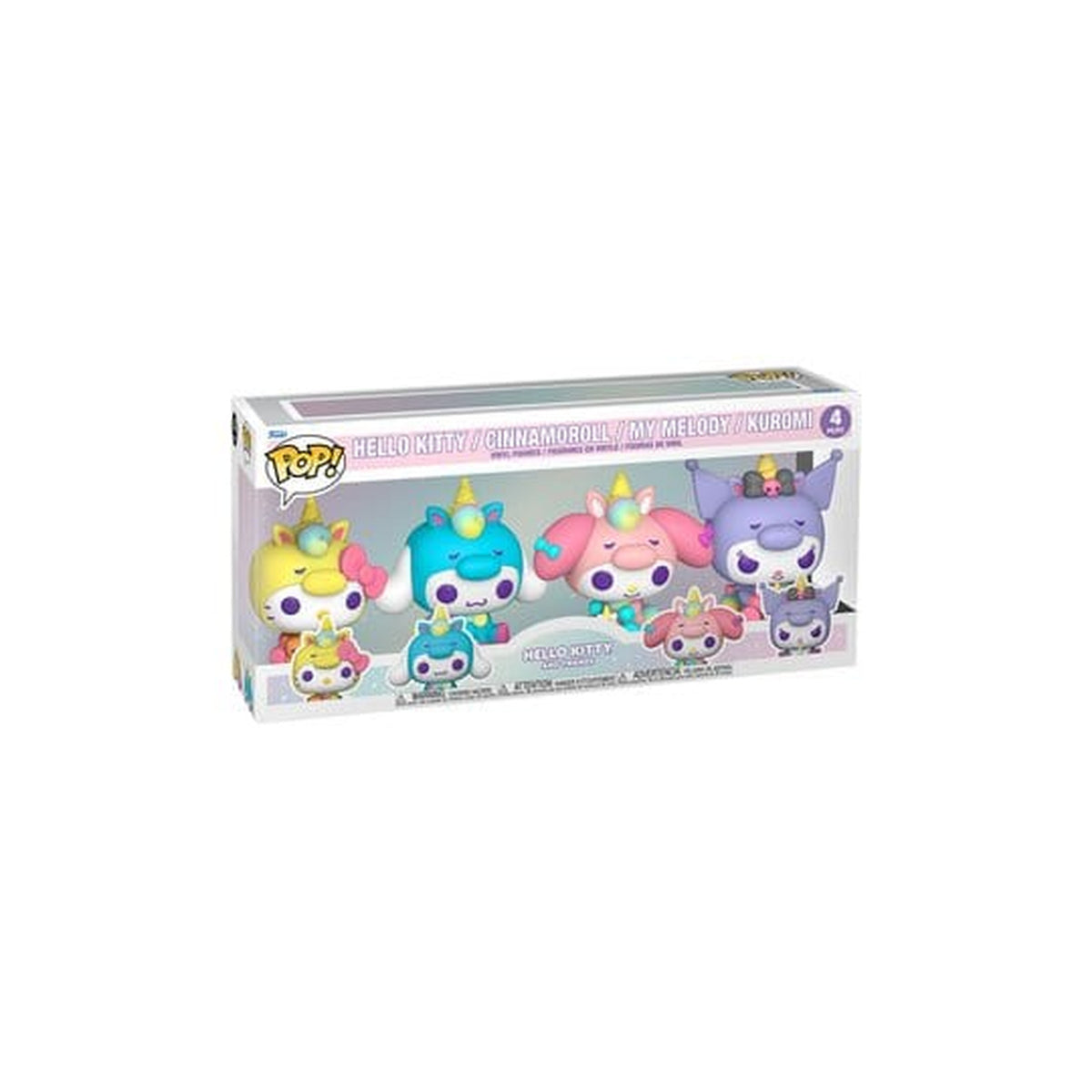 Produktbild Sanrio POP! Vinyl Figuren 4-Pack Hello Kitty Unicorn Outfit