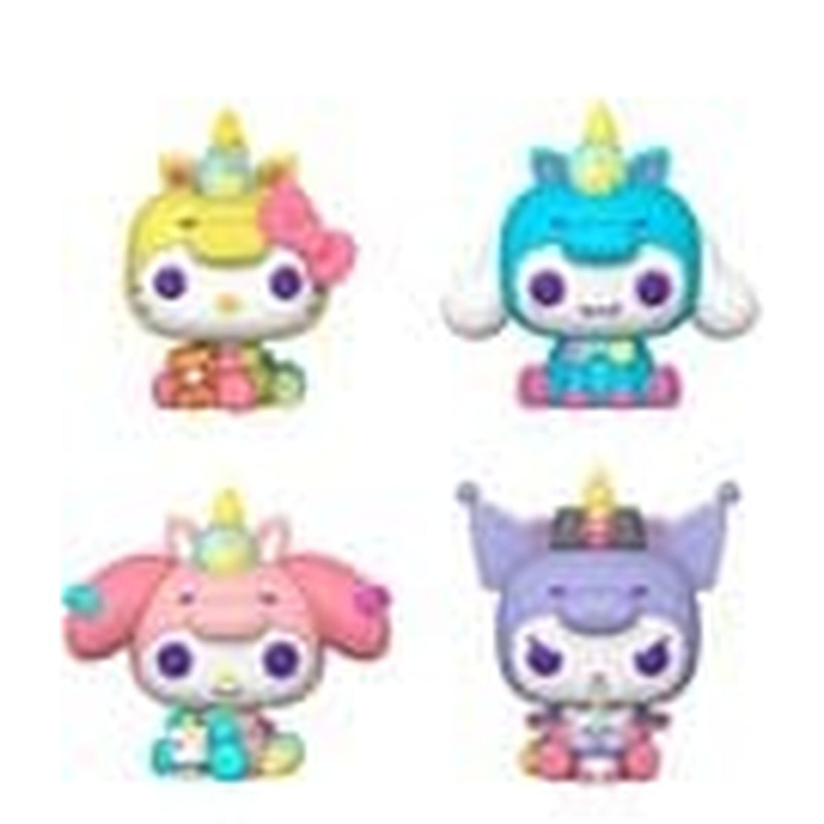 Produktbild Sanrio POP! Vinyl Figuren 4-Pack Hello Kitty Unicorn Outfit