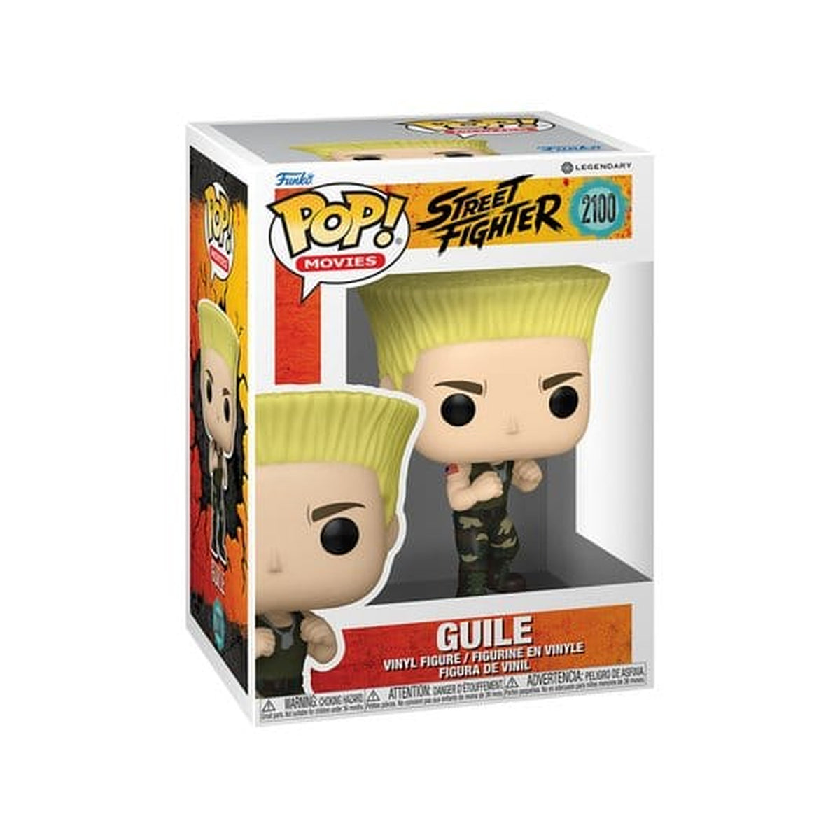 Produktbild Street Fighter (2026) POP! Movies Vinyl Figur Guile 9 cm