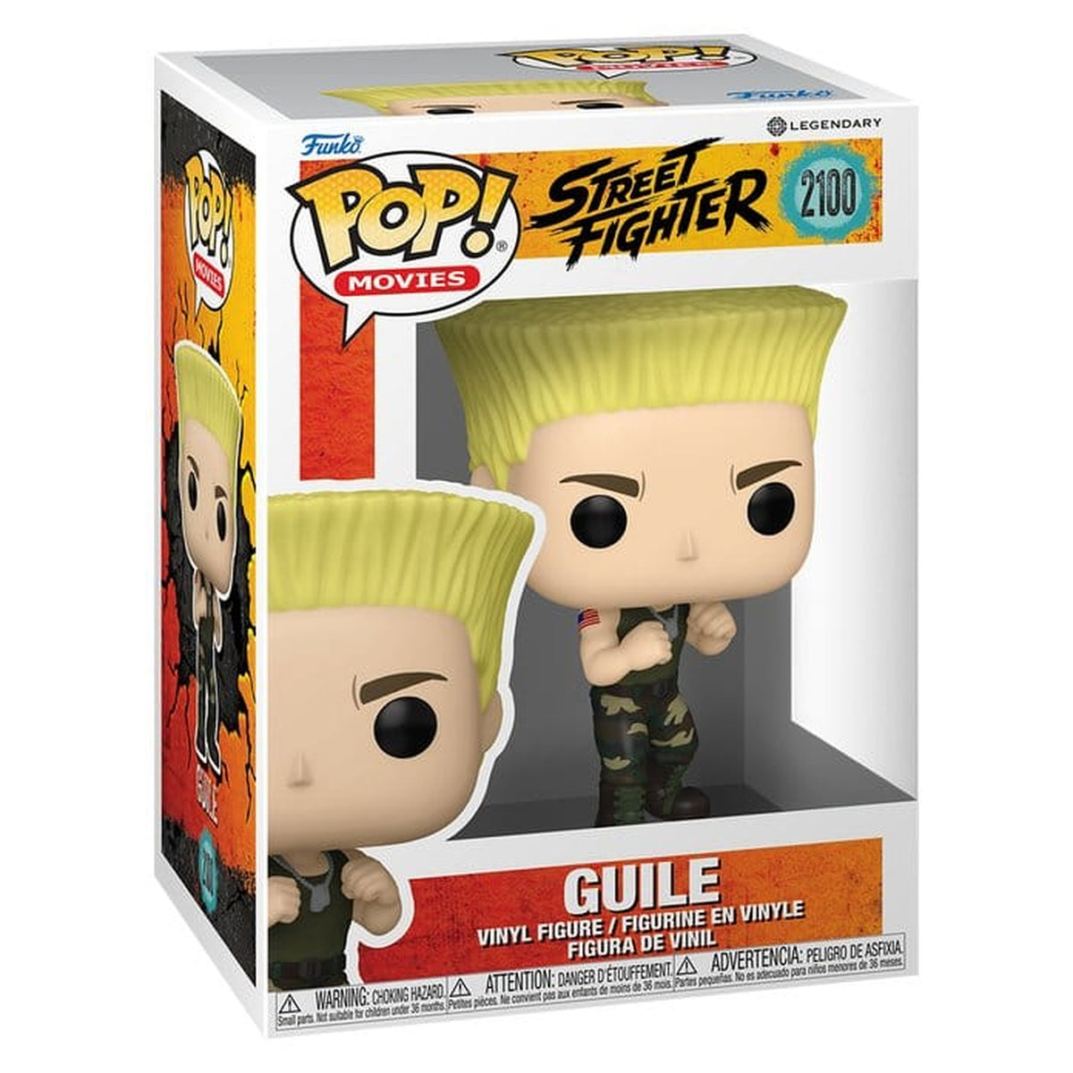Produktbild Street Fighter (2026) POP! Movies Vinyl Figur Guile 9 cm