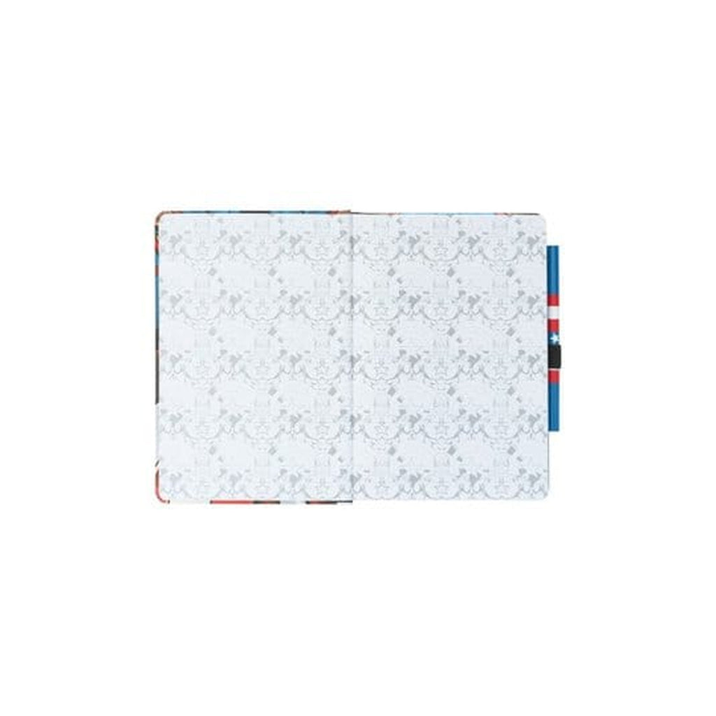 Produktbild Marvel Captain America Premium Notizbuch mit Stift Uniform