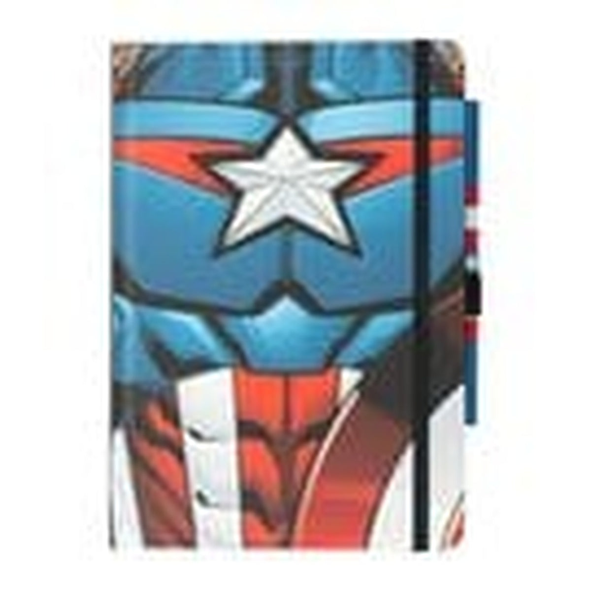 Produktbild Marvel Captain America Premium Notizbuch mit Stift Uniform