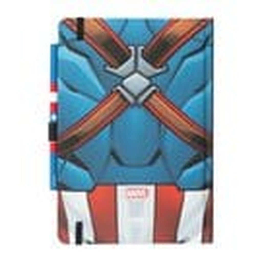 Produktbild Marvel Captain America Premium Notizbuch mit Stift Uniform