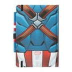 Produktbild Marvel Captain America Premium Notizbuch mit Stift Uniform