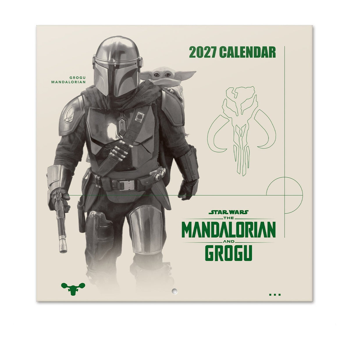 Produktbild Star Wars The Mandalorian and Grogu Wandkalender 2027 30 x