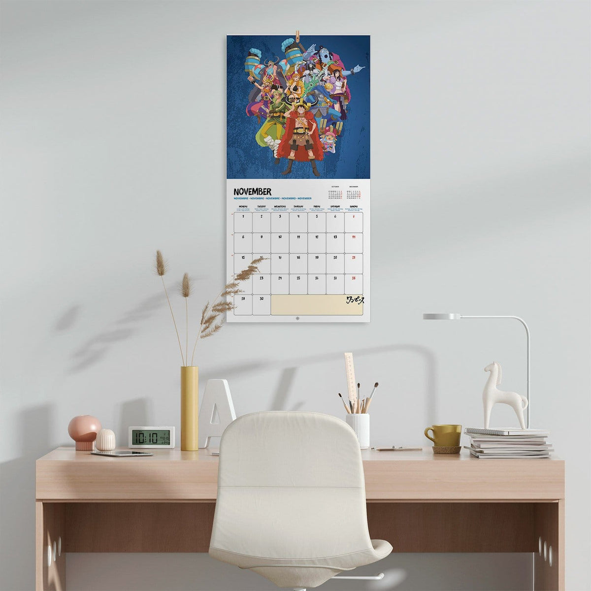 Produktbild One Piece Wandkalender 2027 30 x 30 cm