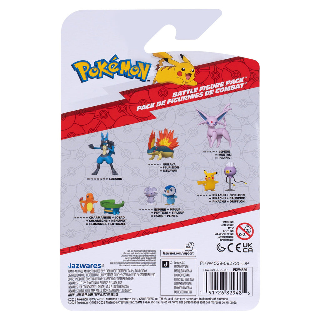 Produktbild Pokémon Battle Figure Actionfiguren 2er-Pack Loturzel &