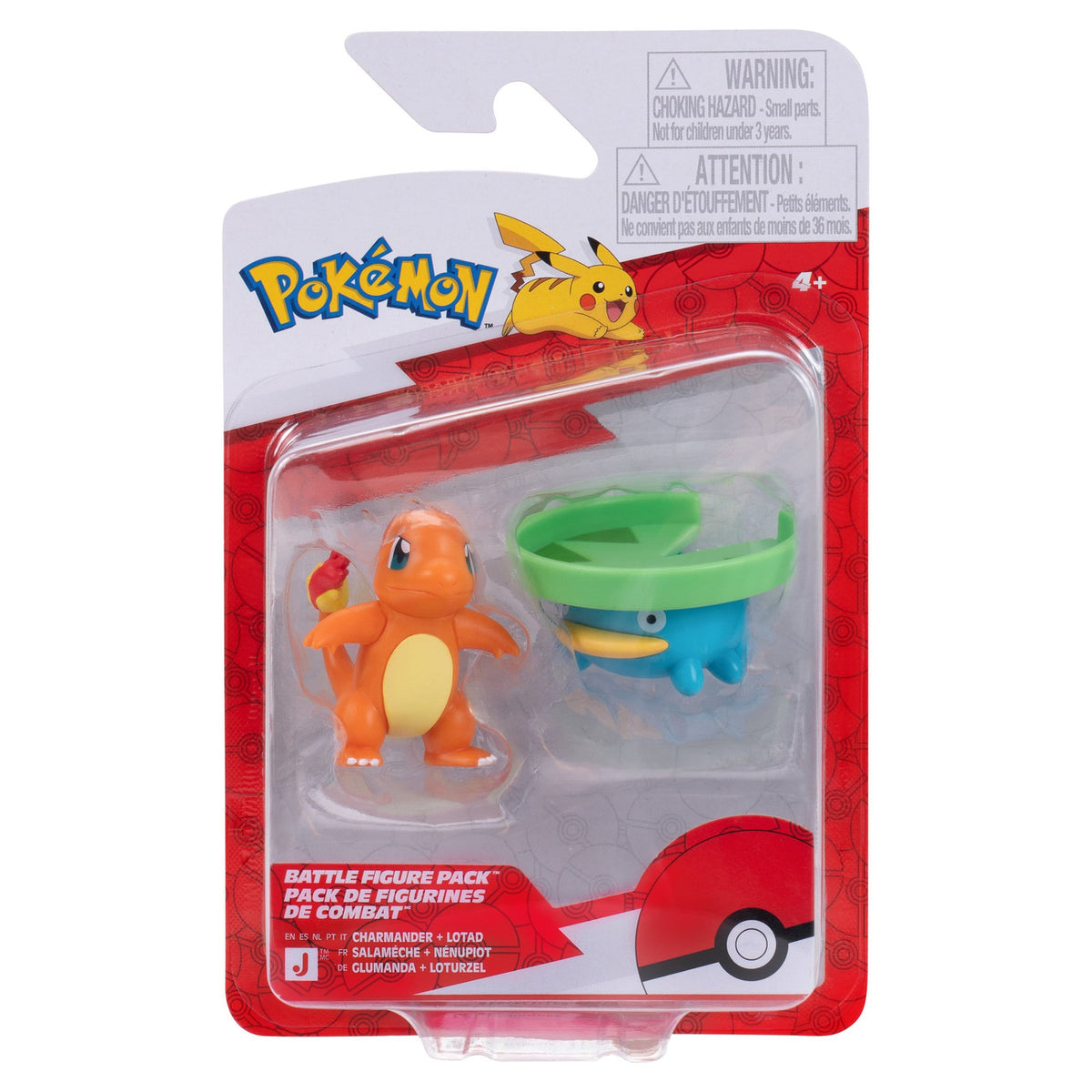 Produktbild Pokémon Battle Figure Actionfiguren 2er-Pack Loturzel &