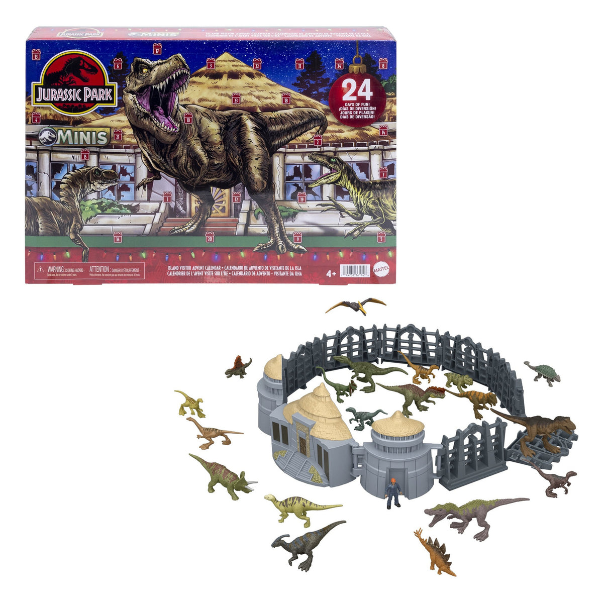 Produktbild Jurassic Park Minis Adventskalender Island Visitor