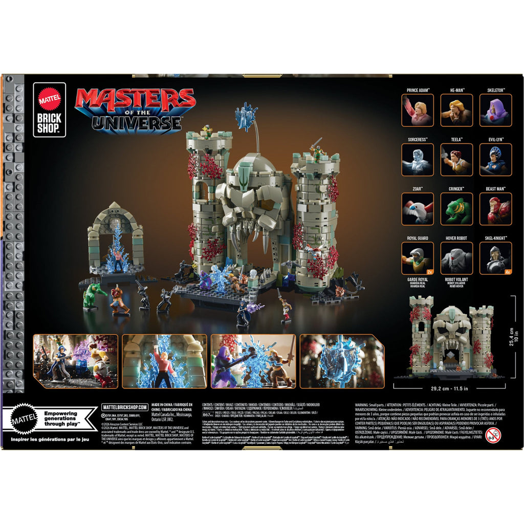Produktbild Masters of the Universe Mattel Brick Shop Bauset Castle