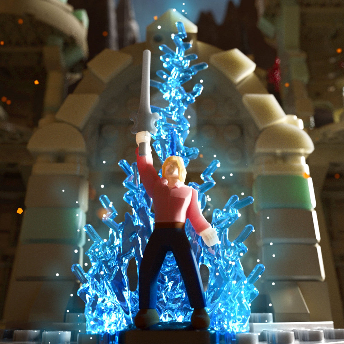 Produktbild Masters of the Universe Mattel Brick Shop Bauset Castle