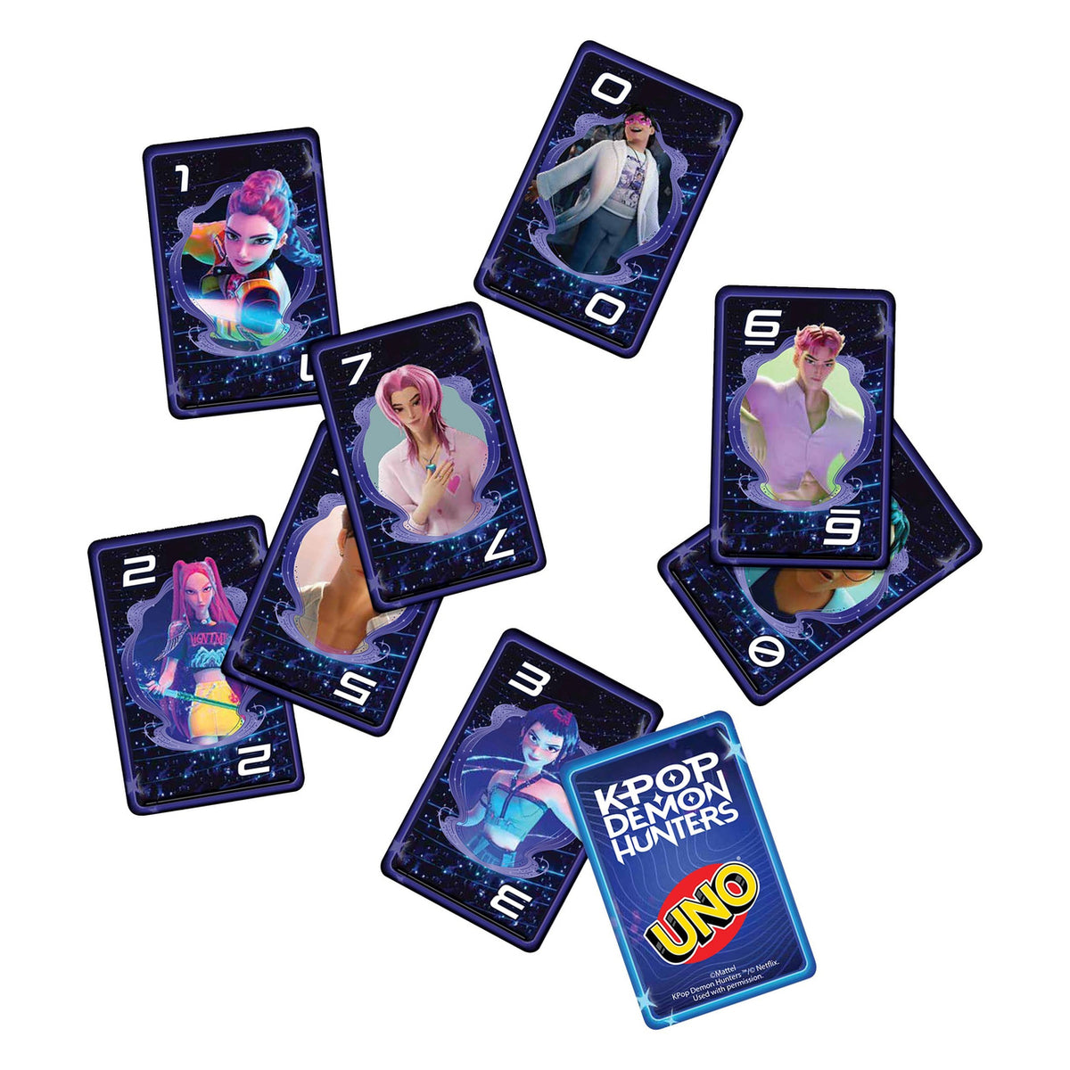 Produktbild KPop Demon Hunters UNO Kartenspiel