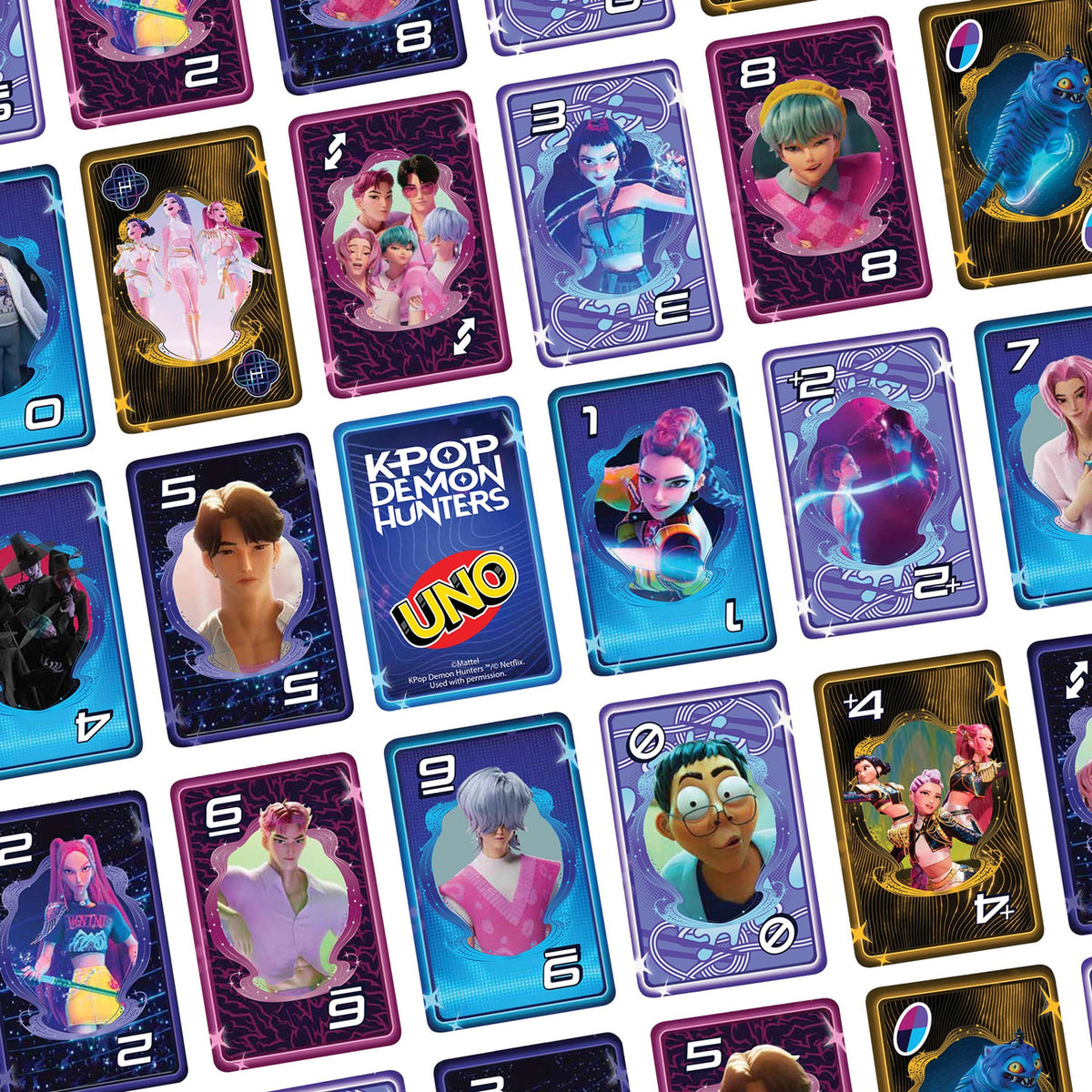 Produktbild KPop Demon Hunters UNO Kartenspiel